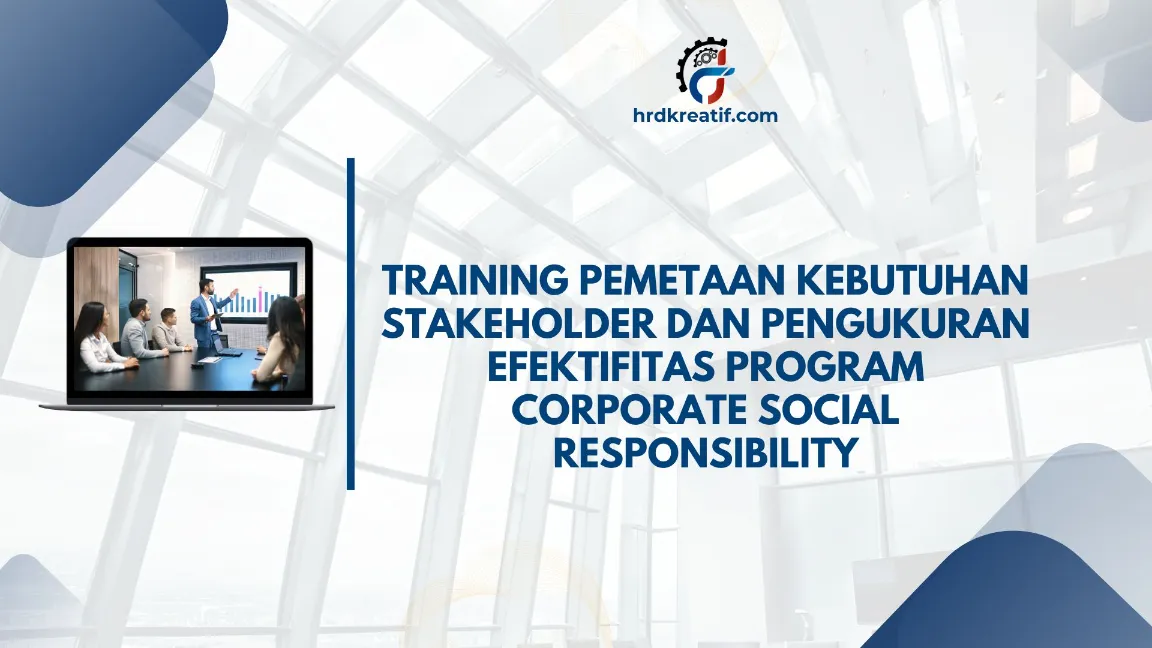 TRAINING CORPORATE SOCIAL RESPONSIBILITY JOGJA