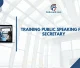 TRAINING PUBLIC SPEAKING FOR SECRETARY JOGJA