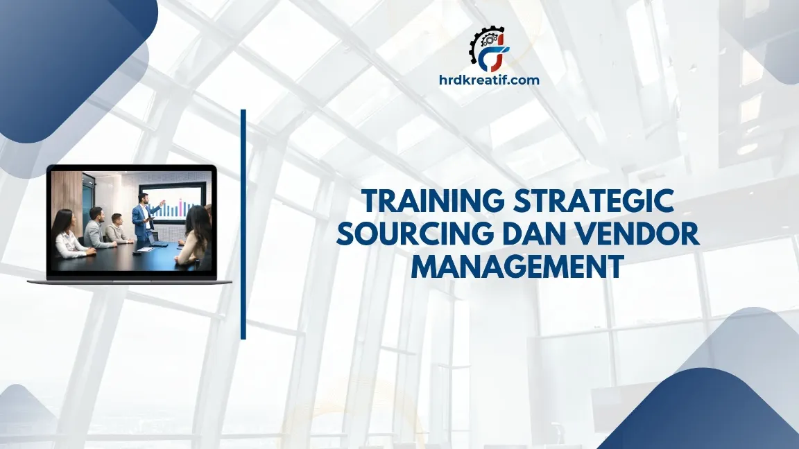 TRAINING STRATEGIC SOURCING & VENDOR MANAGEMENT JOGJA